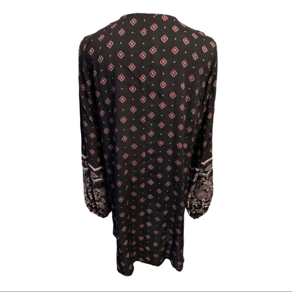 New! A Dip of Darling Black/Red Paisley Dress XXL - Picture 2 of 5